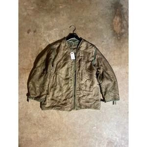 Vintage Military Green Liner Jacket